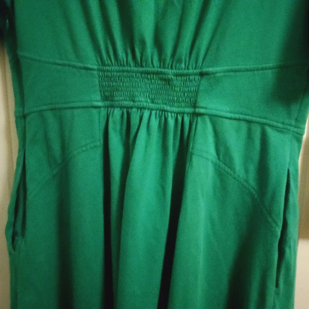 SALE! eShakti curved waist fit and flare dress with POCKETS! - Picture 5 of 14